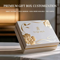 Boîtes d'emballage cadeau avec logo personnalisé, gaufrage, revêtement UV, fermeture magnétique pour ensembles cosmétiques haut de gamme, soins de la peau, trophée/médaille en cristal