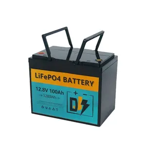 Lifepo4 100ah/200ah/300ah/400ah 12v batteria al litio ferro fosfato batteria 12v 100ah barca rv camper batteria auto