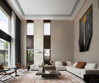 Ensemble de canapés modulaires en tissu, design moderne, avec combinaison libre, durable et personnalisable, pour hôtel, villa, appartement, salon
