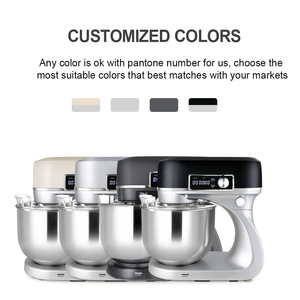 Batidora eléctrica <span class=keywords><strong>de</strong></span> 10 velocidades <span class=keywords><strong>de</strong></span> 600W con interfaz digital, cuenco <span class=keywords><strong>de</strong></span> <span class=keywords><strong>acero</strong></span> <span class=keywords><strong>inoxidable</strong></span> <span class=keywords><strong>de</strong></span> 5L, apto para lavavajillas, batidor, gancho para masa y paleta mezcladora - Product Image 6