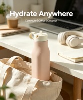 Bouteille d'eau en silicone, bouteille de voyage réutilisable, bouteille à boire portable, bouteille d'eau avec couvercle rabattable, bouteille en silicone sans BPA