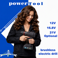 Perceuse sans fil 21 V sans balais pour batterie Makita, perceuse électrique avec couple de 60 Nm, 25 réglages de couple, outils électriques portables