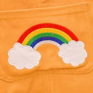 เสื้อยืดเด็กผ้าฝ้ายหลากสี เสื้อฮู้ดดี้ กางเกงลายถักโครเชต์รูปสายรุ้ง จากซัพพลายเออร์จีน สำหรับการซื้อขายออนไลน์ - Product Image 5