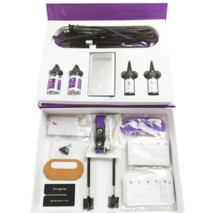 Echthaar-Extensions V-Lichthärtungs-Kleber LED-Lampe Unsichtbares Haarverlängerungs-Klebeset - Product Image 1