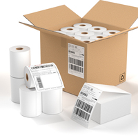 Étiquettes thermiques directes 4x6 autocollantes pour expédition, compatibles avec les imprimantes, 500 étiquettes par sachet