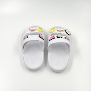 Sandales plates pour bébés et jeunes enfants, garçons et filles, en EVA, taille standard, couleur blanche, vente en gros - Product Image 4