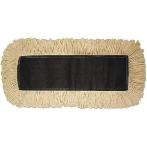 Cabezal de Repuesto para Mopa Antipolvo Desechable Boardwalk UNS 1618 de 18 x 5 Pulgadas, de Algodón con Cesta de Plástico para Limpieza del Hogar y Uso Doméstico - Product Image 1