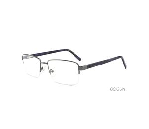 थोक कस्टम निर्मित पुरुषों अद्वितीय रिम्लेस धातु वर्ग ऑप्टिकल फ्रेम आंखों के चश्मे - Product Image 2