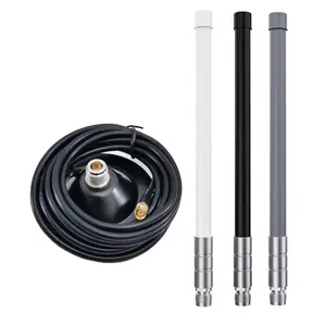 High Gain Long Range 10DB 2.4g outdoor wifi wireless waterproof Omni Fiberglass antenna with N male