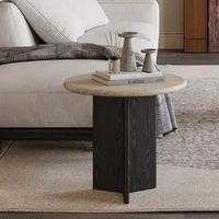 Table basse d'angle en bois, petite table à thé pour salon, canapé, chambre à coucher - Plusieurs styles de table d'appoint en bois pour chevet