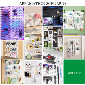 Accessoire sans trou pour dortoir cuisine et salle de bain salon armoire outils nettoyage des aliments étagère de <span class=keywords><strong>rangement</strong></span> murale sans trou - Product Image 5