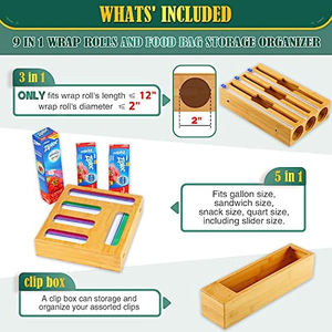 Caja de Almacenamiento para Cables de Bambú Lacado con Diseño Ecológico en Colores Blanco y Negro - Product Image 4