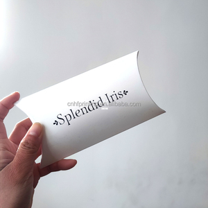 Bán buôn biểu tượng tùy chỉnh giấy trắng giấy mỹ phẩm kẹo đám cưới nhỏ gối hình Hộp quà tặng bao bì cho đồ trang sức trang điểm bàn chải - Product Image 1