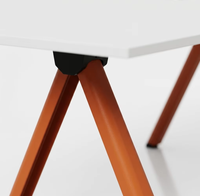 Bureau de direction moderne en bois massif et panneaux de particules, hauteur réglable, écologique, 0,032 mg/L de formaldéhyde, 1,5 mm, sur mesure
