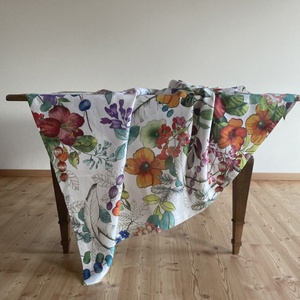 2024 Plant Printing Patterns <b>Table</b> <b>Linens</b> Fabric French Luxury Flax 100% Pure <b>Linen</b> <b>Table</b> <b>Cloth</b> Custom Size for Home Hotel - Product Image 1