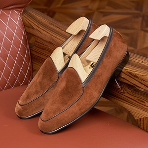 2025 nuevos mocasines para hombre: moda británica, informal versátil, punta redonda, tacón plano, sin cordones - Product Image 6