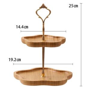 Многослойная тарелка для фруктовых конфет для дома, для гостиной, журнальный столик, трехслойная тарелка для закусок, подносы для хранения послеобеденного чая - Product Image 6