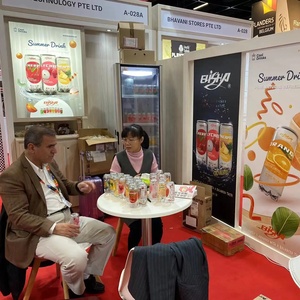 Minuman Soda Soda Berkarbonasi Rasa Buah Leci Rendah Gula Kemasan Kaleng PET 330ml Label Pribadi - Product Image 6