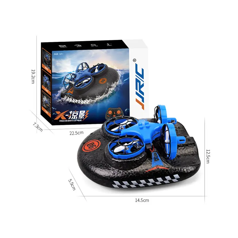 JXB Großhandel RC Drone Quadcopter Headless Mode Flugzeuge Triphibian Hovercraft Schnellboot für Kinder geschenk