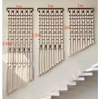 Tenture murale tissée en macramé personnalisable Tapisserie décorative bohème artisanale pour intérieurs modernes d'anniversaire ou d'anniversaire