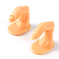 Nail Art DIY Plastique Solide Prothèse Main Modèle Manucure Exercices Doigts pour Débutants Nail Art DIY Pratique Main
