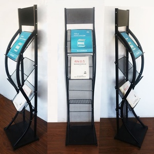 Giá hiển thị Lưới Kim Loại 4 Tầng cho giải pháp tổ chức Tạp Chí - Product Image 6