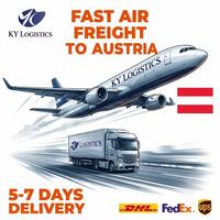 Agent d'expédition express rapide vers l'Autriche, service logistique, transitaire Chine vers Wels, service porte-à-porte par avion, service DDP