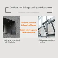 Capteur de pluie extérieur solaire étanche Tuya Zigbee, système d'irrigation intelligent contrôlé par application en temps réel, alimenté par batterie, arrêt automatique