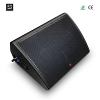 Système audio professionnel de sonorisation live avec enceintes de scène actives TFS-560M Dual 12 pouces, DSP FIR intégré de fabrication allemande, 1600W