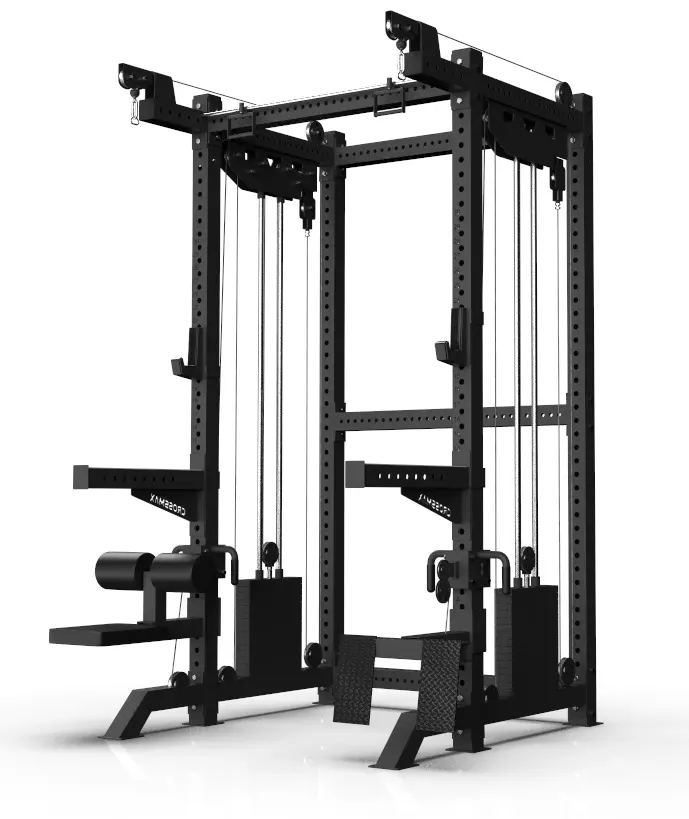 Fábrica gimnasio de alimentación de equipos de la mitad Squat Rack