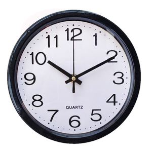 8 Inch Plastic Frame <b>Wall</b> <b>Clock</b> Silent for Living Room Decoration - Product Image 4
