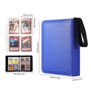 4-Slot Game Card Storage Album Promotion Unique Creativity Powerful Magnetic Adsorption Essential for Personalized Storage
