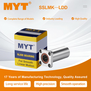 Roulement linéaire à montage sur bride carrée à corps long étendu, série SSLMK-LDD, modèles SSLMK6LDD-S et SSLMK10LDD-S, taille OEM, pour <span class=keywords><strong>imprimante</strong></span> 3D - Product Image 1