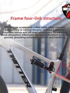 Bicicleta de Montaña TWITTER OVERLORD de 29 Pulgadas, Cuadro de Fibra de Carbono, Suspensión Completa, 12 Velocidades, Bicicleta de Descenso para Hombre - Product Image 4