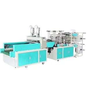 Biodegradable Plastic Shopping Market T shirt Bag Making Machine