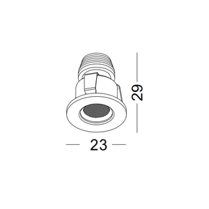 Foco LED Empotrado de 1 Vatios para Decoración de Interiores, Mini Foco para Vitrinas y Joyería, Pequeño Foco de 1w para Gabinetes - Product Image 6