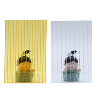 Panneau de toiture transparent en polycarbonate alvéolaire durable et écologique pour serres extérieures et hôtels, garantie 5 ans, 100% recyclable