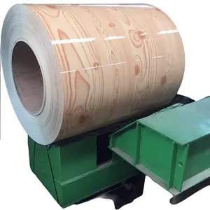 G550预涂镀锌木纹印刷PPGI钢卷中国供应商价格低廉