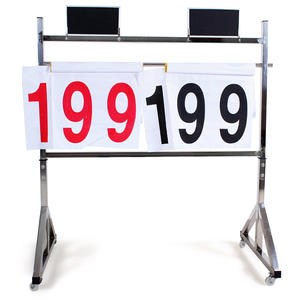 XinJing grande pavimento-in piedi di punteggio cremagliera, bello e durevole, facile da spostare, con rulli, basket e da tennis di punteggio - Product Image 1