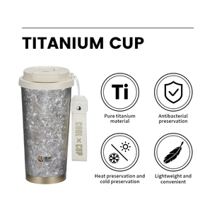 Tùy Chỉnh Tinh Khiết Titan Chai Nước Di Động Với Nắp Đôi Chân Không Văn Phòng Cup Với Sợi Dây Thừng Cho Quà Tặng Và Nước Uống - Product Image 4
