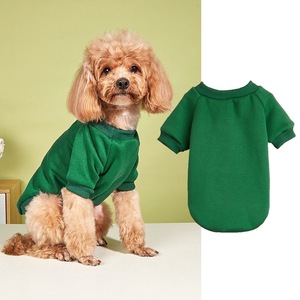 Dog Shirts T-shirt Pet <b>Clothes</b> Solid Color Dog T-Shirt Breathable Short Sleeve Tee <b>for</b> Pets - Product Image 4