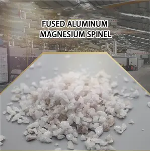 Magnesio alluminato spinello supporto refrattario materia prima fusa Magnesite allumina spinello in polvere per la vendita