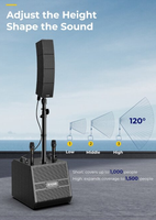 Altavoces Line Array Profesionales W-King K60 de 490W, Altavoz Inalámbrico, Sistemas de Cine en Casa, Altavoz Woofer para Eventos, Reproductor de Música