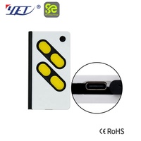 Contrôle de porte de stockage d'énergie YET2242-SE RF télécommande universelle porte-clés 433Mhz marques de Code fixe et roulant avec USB