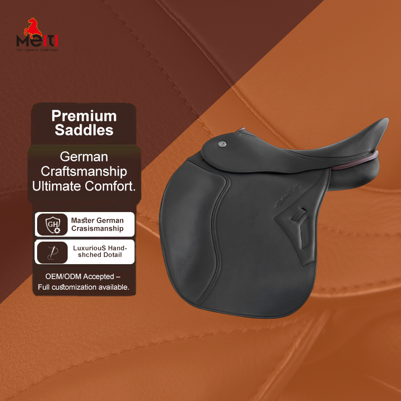 Classic Stable Leather Dressage Horse Saddle
