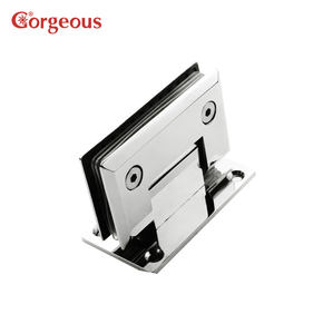 Charnière <span class=keywords><strong>de</strong></span> <span class=keywords><strong>douche</strong></span> murale carrée en acier inoxydable au design moderne, pour porte coulissante en verre, avec pinces <span class=keywords><strong>de</strong></span> verre à 90 degrés, pour salle <span class=keywords><strong>de</strong></span> bain - Product Image 6