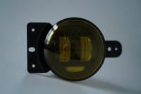 Phare antibrouillard LED à double lentille et double couleur 32W 9-30V avec support 5 trous, puce CREE, directement de l'usine OEM, pour Jeep Wrangler