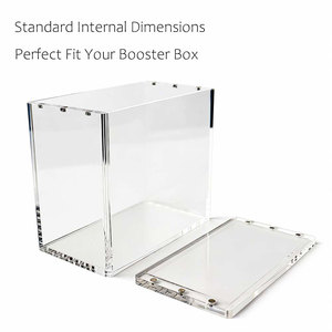 Boîte de présentation en acrylique personnalisée Acryworks Factory pour booster Pokémon, étui magnétique ETB, présentoir Mega Charizard, étui en acrylique UPC avec protection UV - Product Image 5