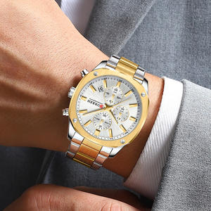 CURREN 8490 Orologio da <span class=keywords><strong>Uomo</strong></span> in <span class=keywords><strong>Acciaio</strong></span> Inossidabile Business a 6 Lancette <span class=keywords><strong>Cronografo</strong></span> al Quarzo Casual di Lusso alla Moda con Data Relogio Masculino - Product Image 4