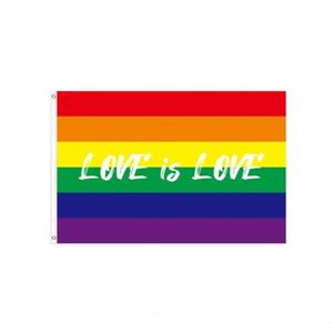 Bandera del Orgullo Gay con Logotipo Impreso Digitalmente en Poliéster, 3x5 pies, Cuadrada, Duradera y Ecológica, con Diseño Personalizado - Product Image 3